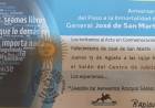 Invitación al Acto  "Aniversario del Paso a la Inmortalidad del General José de San Martín."