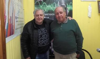 Visitó nuestros estudios Mario Lillini Presidente del Consorcio Caminero número 5 de Gral. Roca