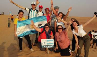 La Delegación del Inst. José Hernández vivió un día de Turismo Aventura en Dubai.