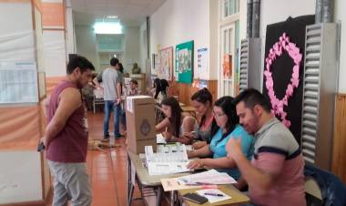 Resultados elecciones Nacionales en General Roca. 