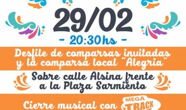 Carnavales en General Roca hablamos con la Directora de Cultura Dorina Dignani.