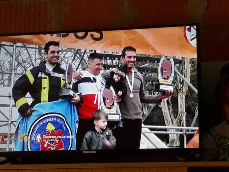 Marcos Botacin Campeón en individuales Olimpíadas provinciales de habilidades bomberiles