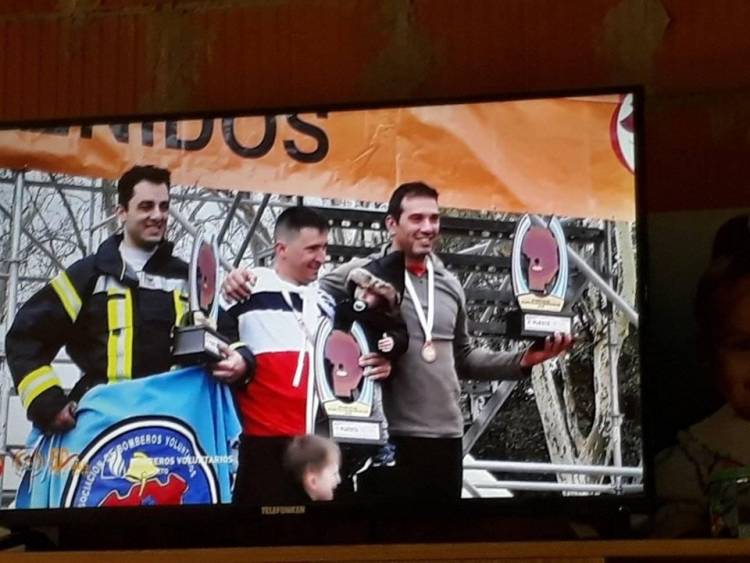 Marcos Botacin Campeón en individuales Olimpíadas provinciales de habilidades bomberiles